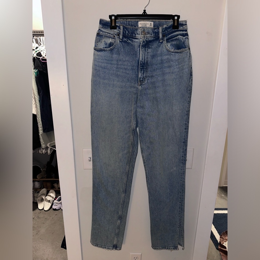 Abercrombie slit jeans